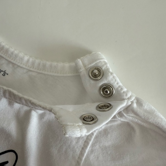 Carters White and Black Cat with Shades One Piece - Picture 10 of 11